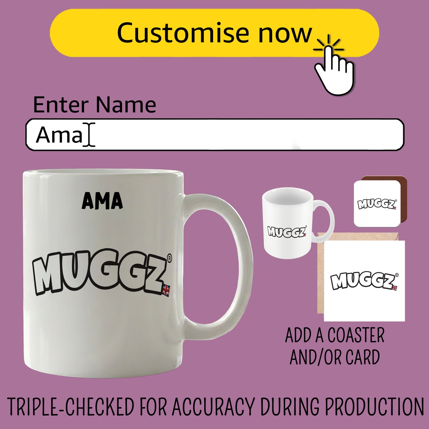 Personalised Funny Teacher Mug – Bee-Leafing in Me