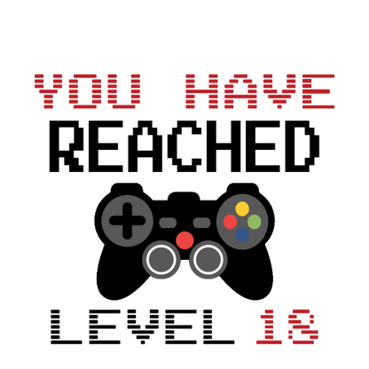 Personalised Birthday Gamer Gift - You Have Reached Level