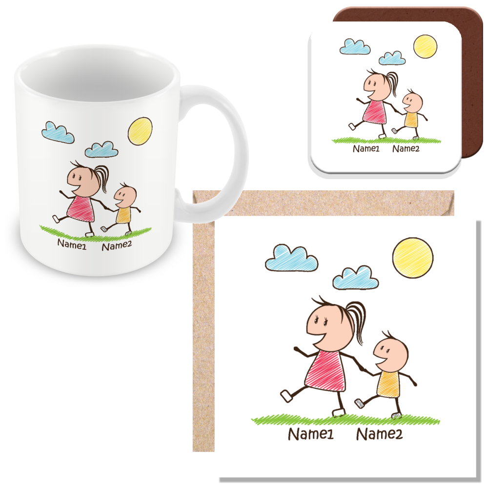 Personalised Mummy & Children Gift –  Perfect for Mother’s Day