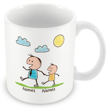 Personalised Daddy & Child Gift – Father’s Day or Birthday Gift