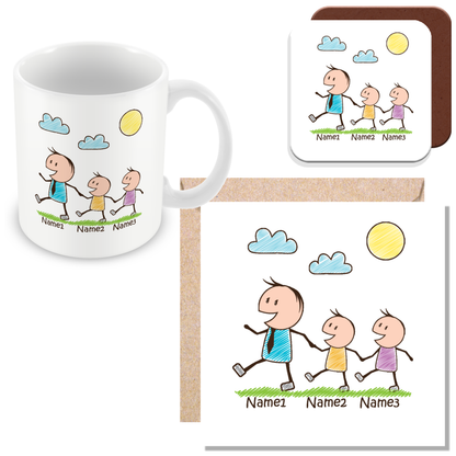 Personalised Daddy & Child Gift – Father’s Day or Birthday Gift