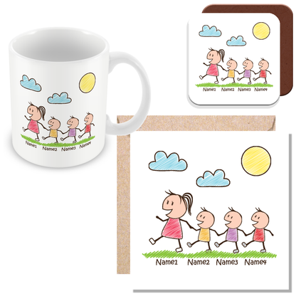 Personalised Mummy & Children Gift –  Perfect for Mother’s Day
