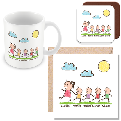 Personalised Mummy & Children Gift –  Perfect for Mother’s Day