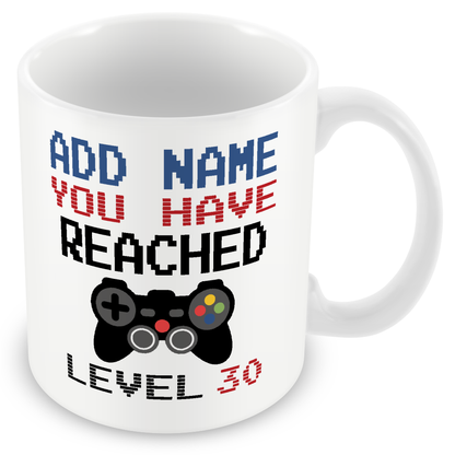 Personalised Birthday Gamer Gift - You Have Reached Level