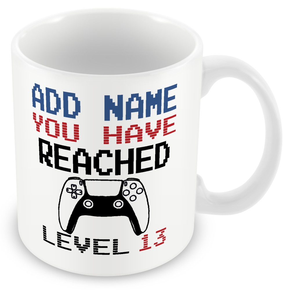 Personalised Birthday Gamer Gift - You Have Reached Level