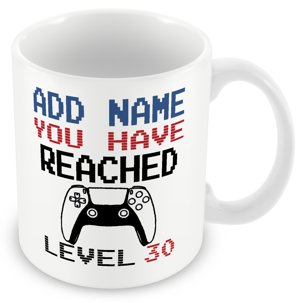 Personalised Birthday Gamer Gift - You Have Reached Level