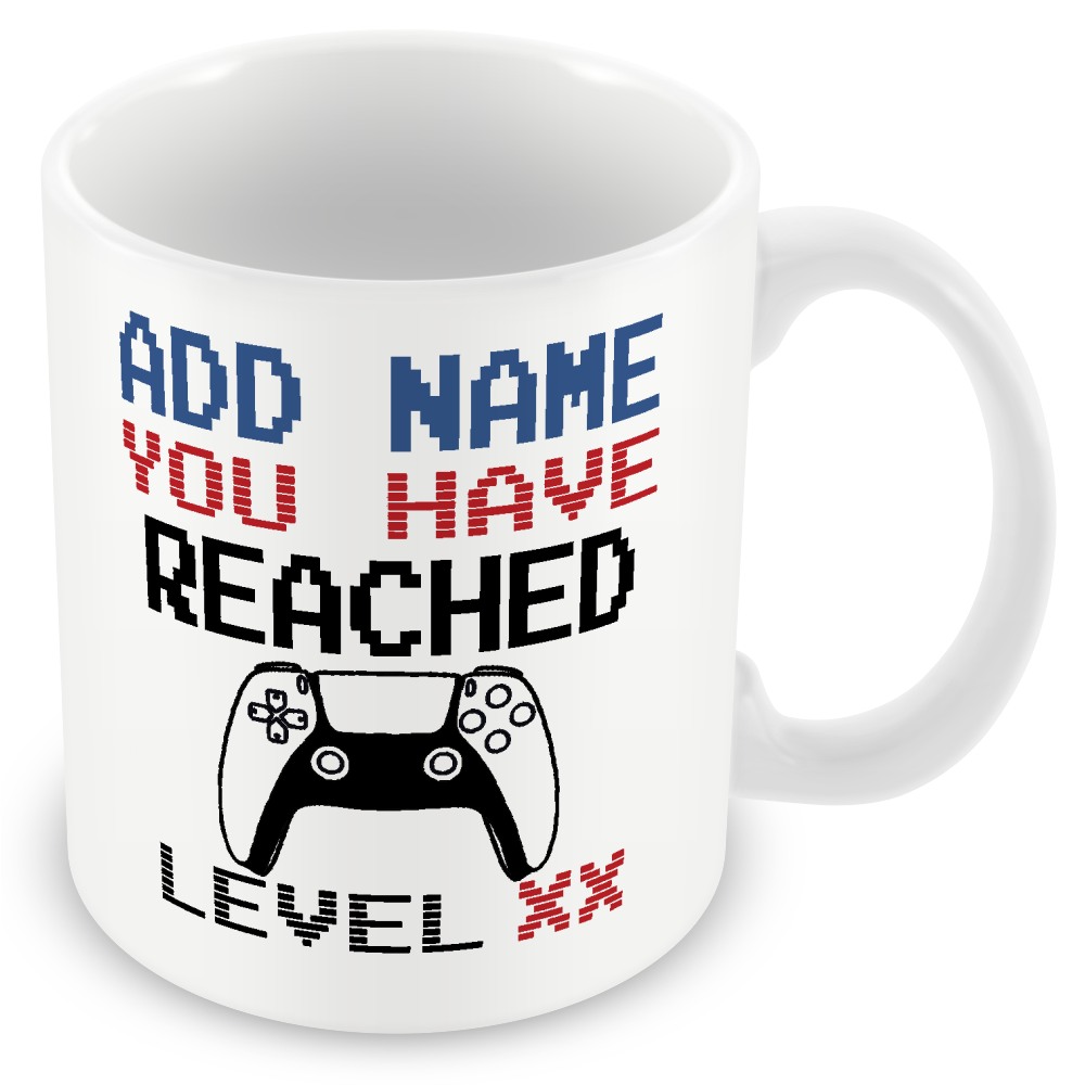 Personalised Birthday Gamer Gift - You Have Reached Level