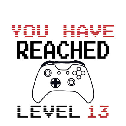 Personalised Birthday Gamer Gift - You Have Reached Level