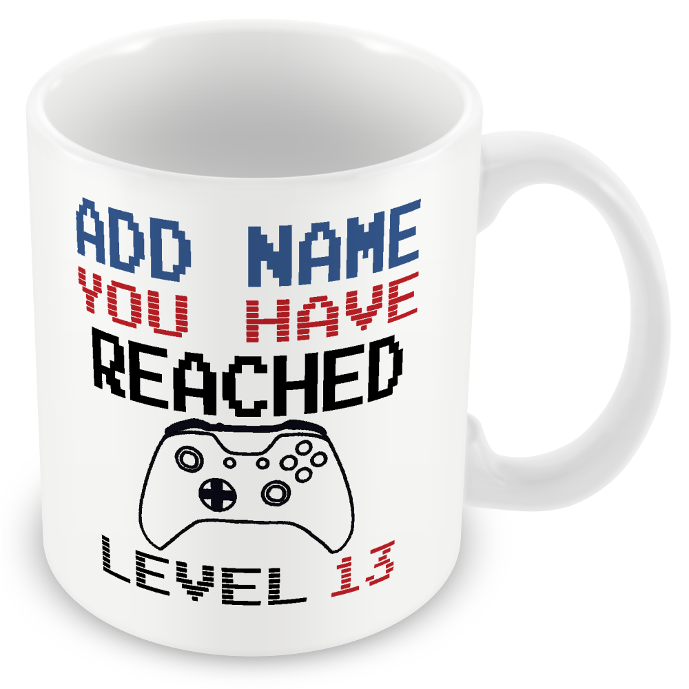 Personalised Birthday Gamer Gift - You Have Reached Level
