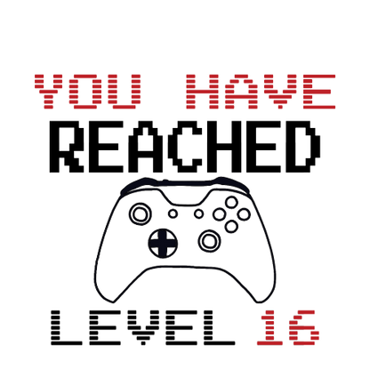 Personalised Birthday Gamer Gift - You Have Reached Level