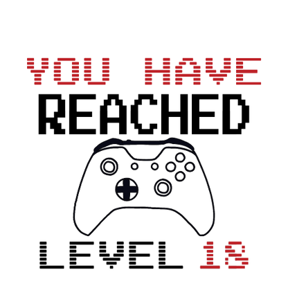 Personalised Birthday Gamer Gift - You Have Reached Level