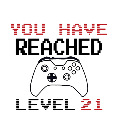 Personalised Birthday Gamer Gift - You Have Reached Level