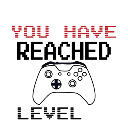 Personalised Birthday Gamer Gift - You Have Reached Level