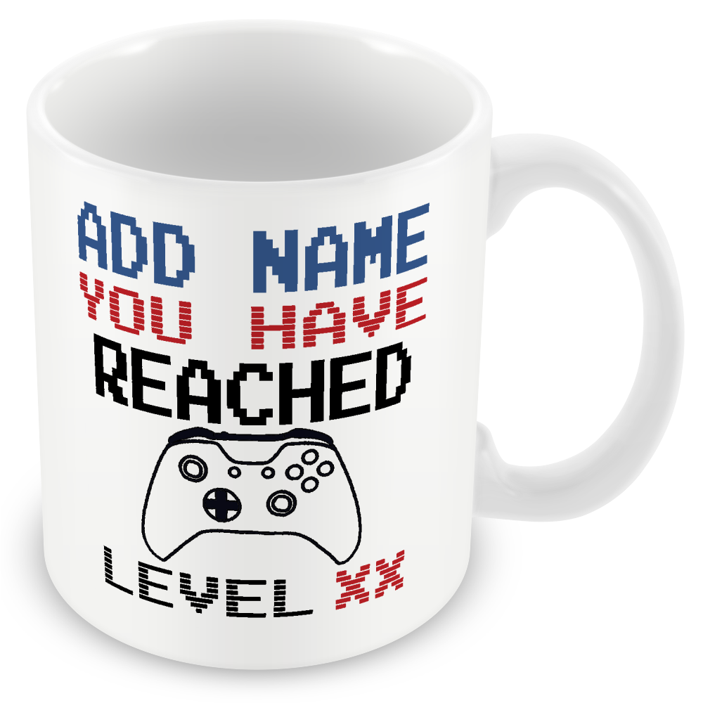 Personalised Birthday Gamer Gift - You Have Reached Level