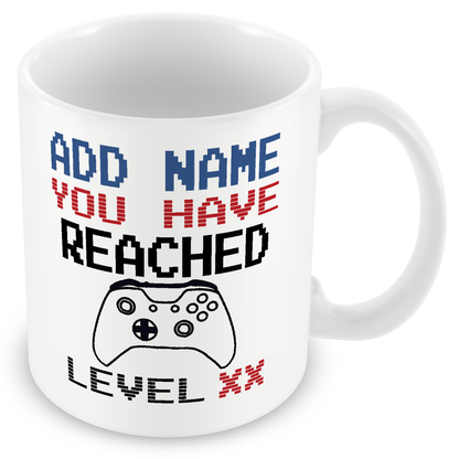 Personalised Birthday Gamer Gift - You Have Reached Level