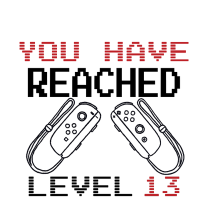 Personalised Birthday Gamer Gift - You Have Reached Level