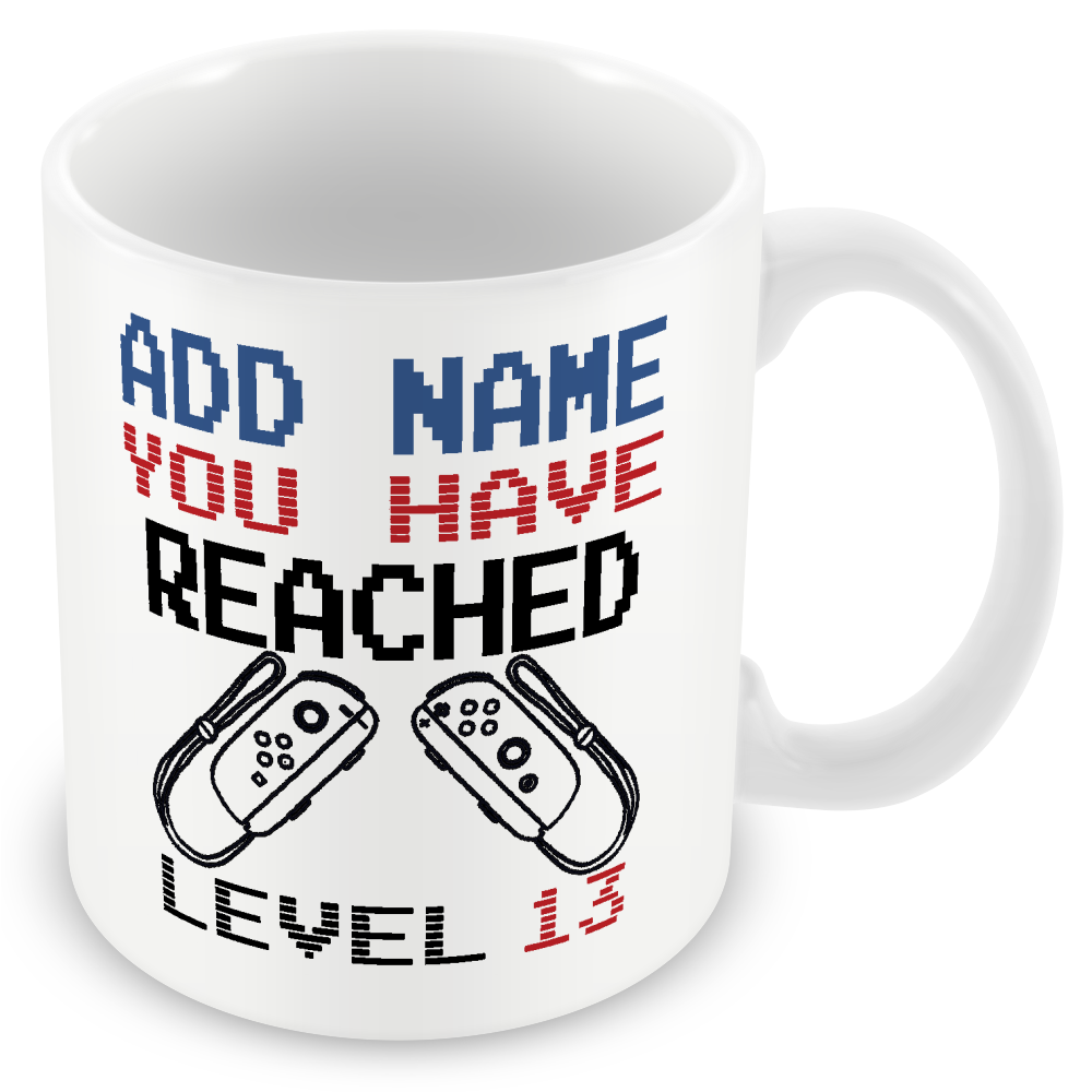 Personalised Birthday Gamer Gift - You Have Reached Level