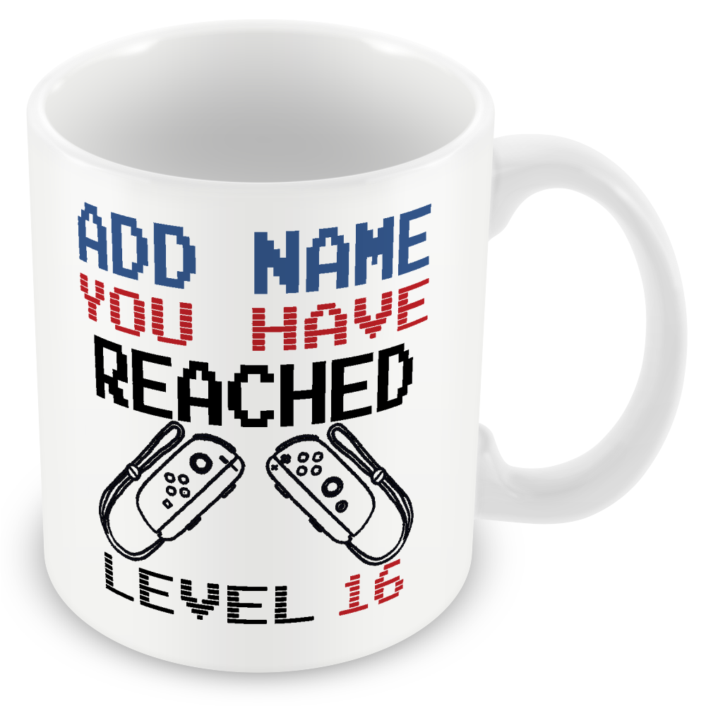 Personalised Birthday Gamer Gift - You Have Reached Level