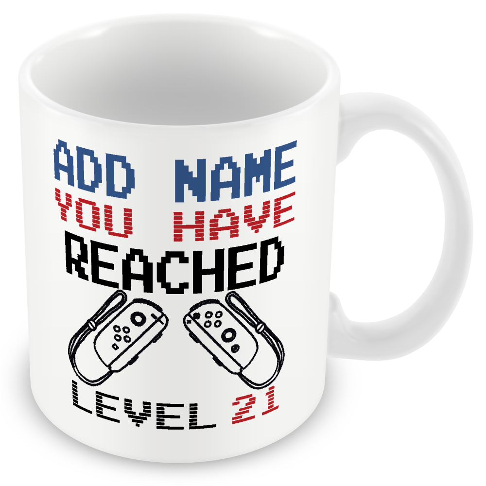 Personalised Birthday Gamer Gift - You Have Reached Level