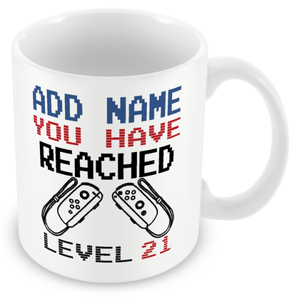 Personalised Birthday Gamer Gift - You Have Reached Level