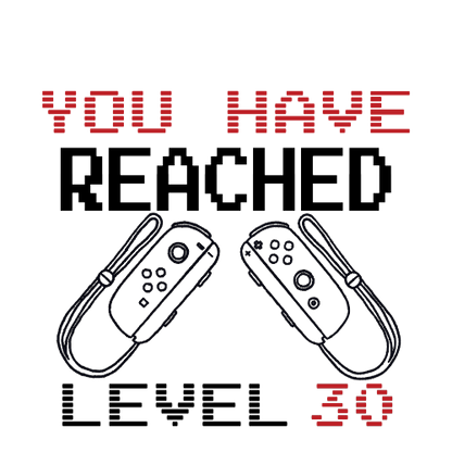 Personalised Birthday Gamer Gift - You Have Reached Level