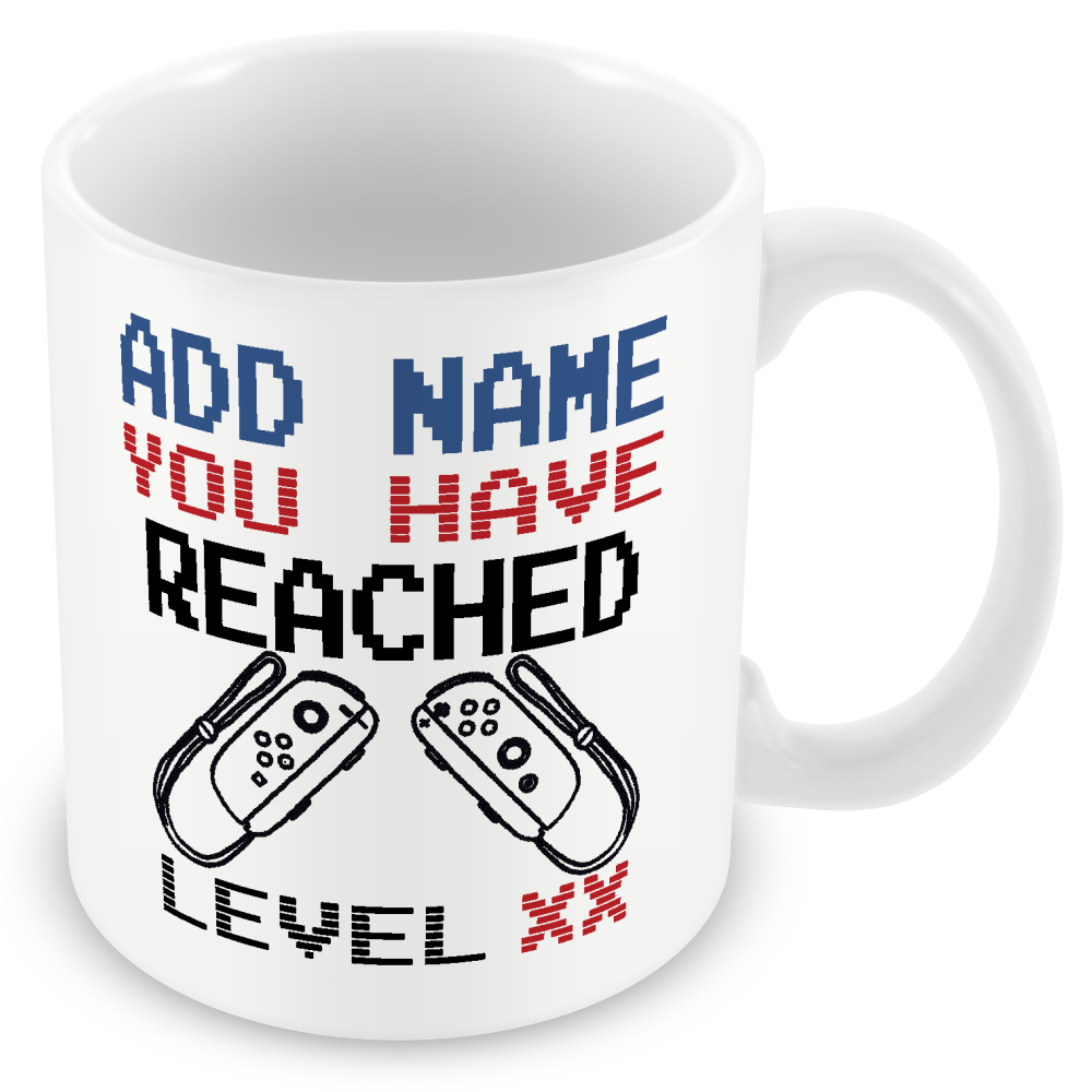 Personalised Birthday Gamer Gift - You Have Reached Level