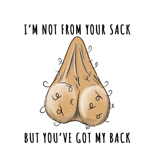 Personalised Stepdad Funny Gift – “Not from Your Sack But Still Got Your Back”