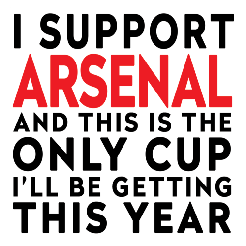 Funny Football Gift – I Support and This is the Only Cup I’ll Be Getting This Year