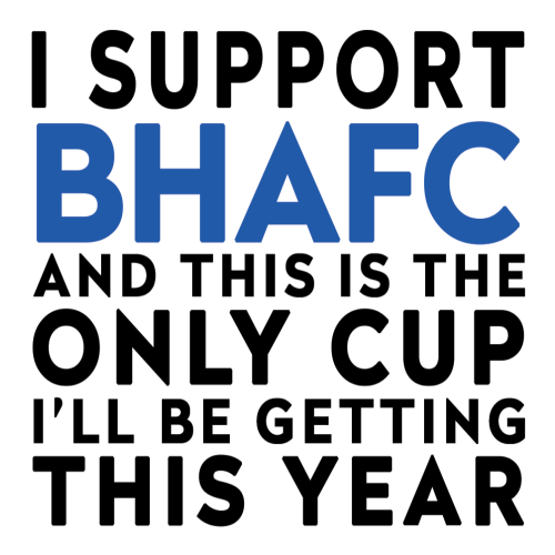 Funny Football Gift – I Support and This is the Only Cup I’ll Be Getting This Year