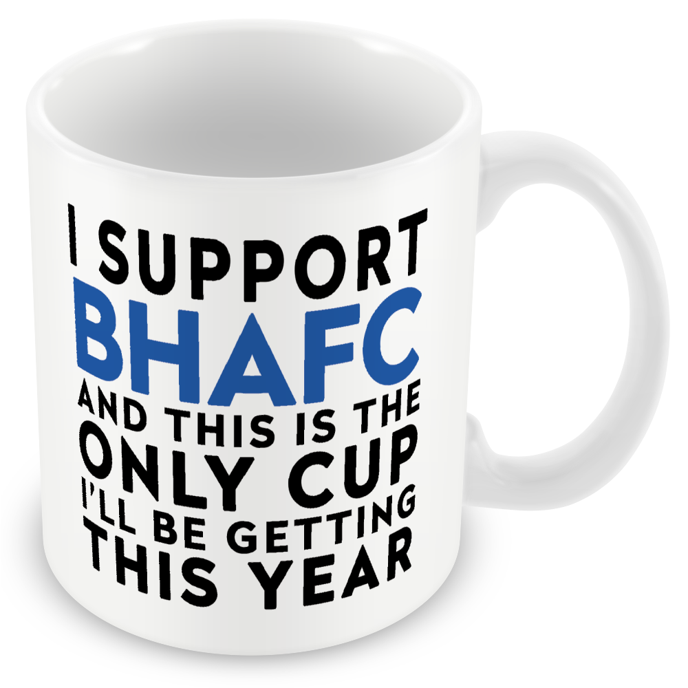 Funny Football Gift – I Support and This is the Only Cup I’ll Be Getting This Year