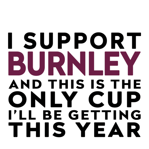 Personalised Funny Football Gift – I Support and This is the Only Cup I’ll Be Getting This Year