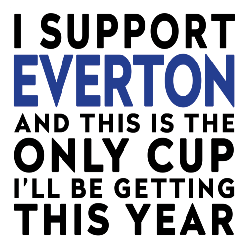 Funny Football Gift – I Support and This is the Only Cup I’ll Be Getting This Year