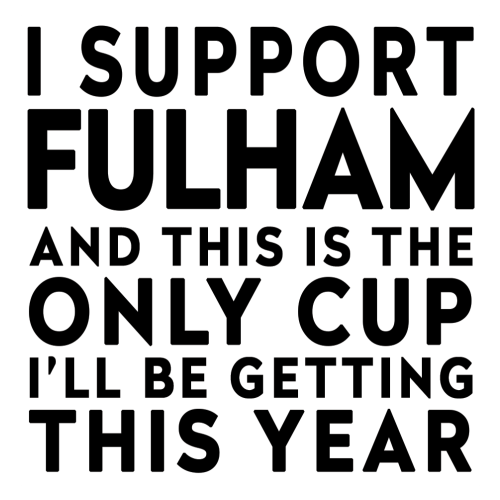 Funny Football Gift – I Support and This is the Only Cup I’ll Be Getting This Year
