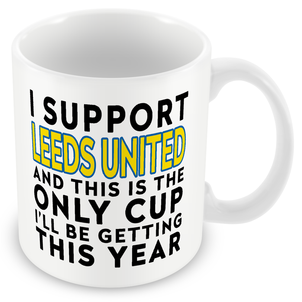 Funny Football Gift – I Support and This is the Only Cup I’ll Be Getting This Year