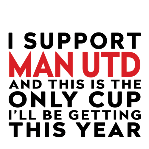 Personalised Funny Football Gift – I Support and This is the Only Cup I’ll Be Getting This Year