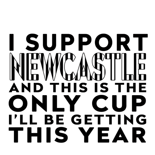 Personalised Funny Football Gift – I Support and This is the Only Cup I’ll Be Getting This Year