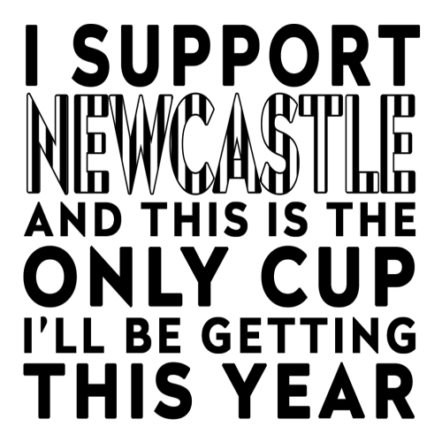 Funny Football Gift – I Support and This is the Only Cup I’ll Be Getting This Year
