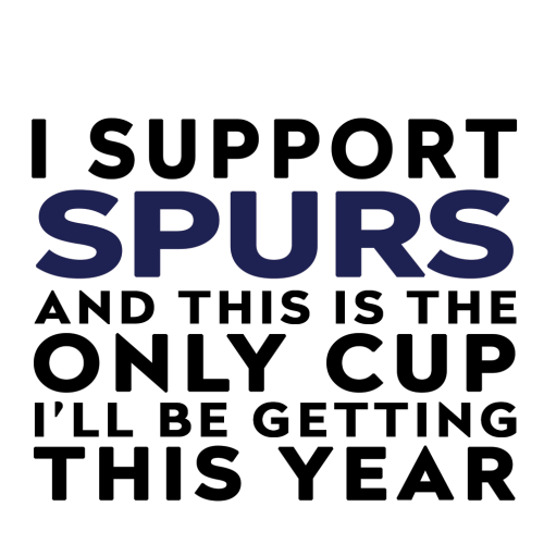 Personalised Funny Football Gift – I Support and This is the Only Cup I’ll Be Getting This Year