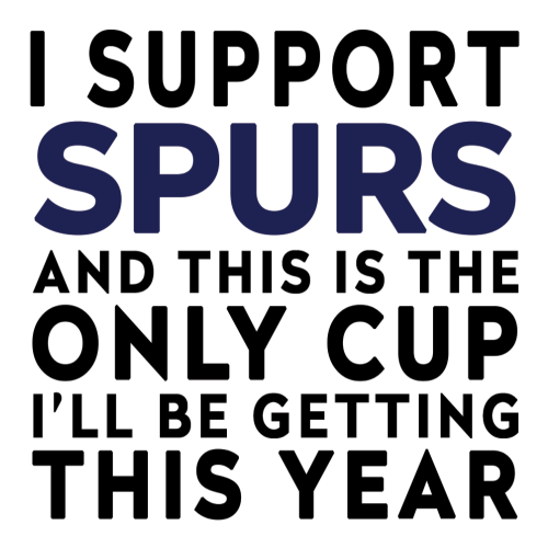 Funny Football Gift – I Support and This is the Only Cup I’ll Be Getting This Year