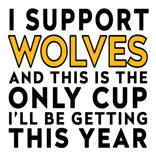 Funny Football Gift – I Support and This is the Only Cup I’ll Be Getting This Year