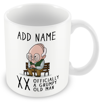 Personalised Grumpy Old Man Any Age Birthday Gift