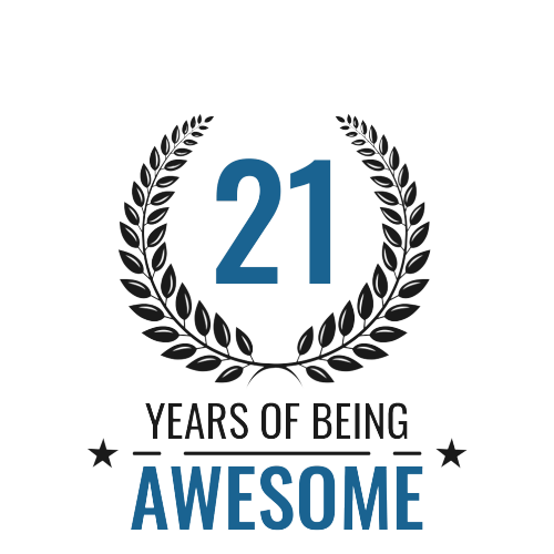 Personalised 21 Years of Being Awesome Gift - Awesome 21st Birthday Present