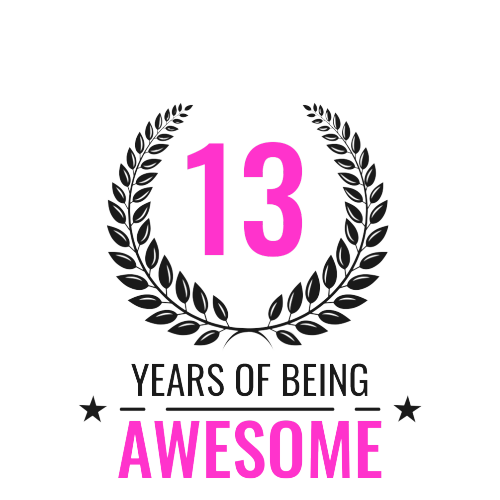Personalised 13 Years of Being Awesome Gift - Awesome 13th Birthday Present