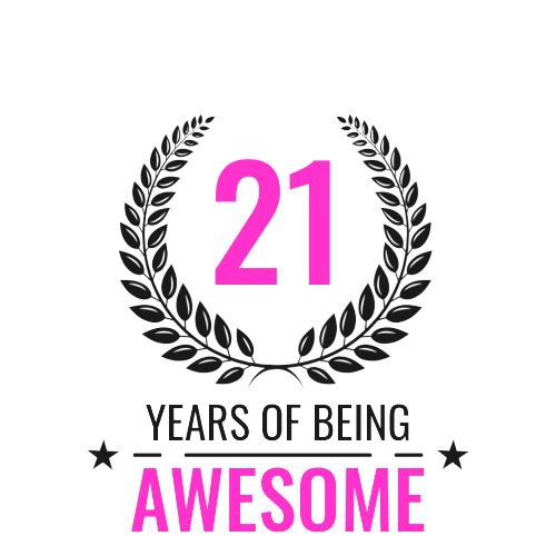 Personalised 21 Years of Being Awesome Gift - Awesome 21st Birthday Present