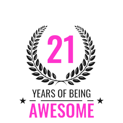 Personalised 21 Years of Being Awesome Gift - Awesome 21st Birthday Present