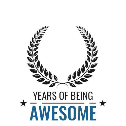 Personalised Any Years of Being Awesome Gift - Awesome Birthday Present