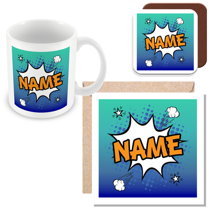 Personalised Comic Style Name – Fun Custom Gift