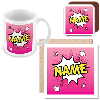 Personalised Comic Style Name – Fun Custom Gift