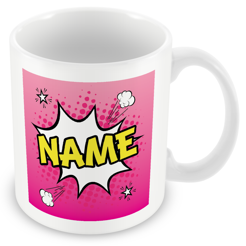 Personalised Comic Style Name – Fun Custom Gift