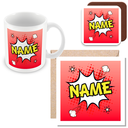 Personalised Comic Style Name – Fun Custom Gift